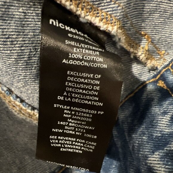 Members Only x Nickelodeon SpongeBob Logo Denim Jean Jacket Size XL Character - Picture 10 of 16